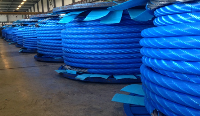 Plastic Lane Ropes Plastic Coated Wire Rope - Aulone | High performance wire rope ...